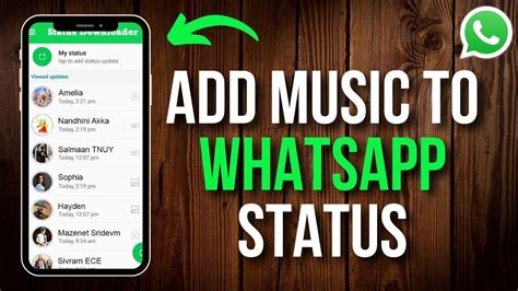 how to add music to whatsapp status